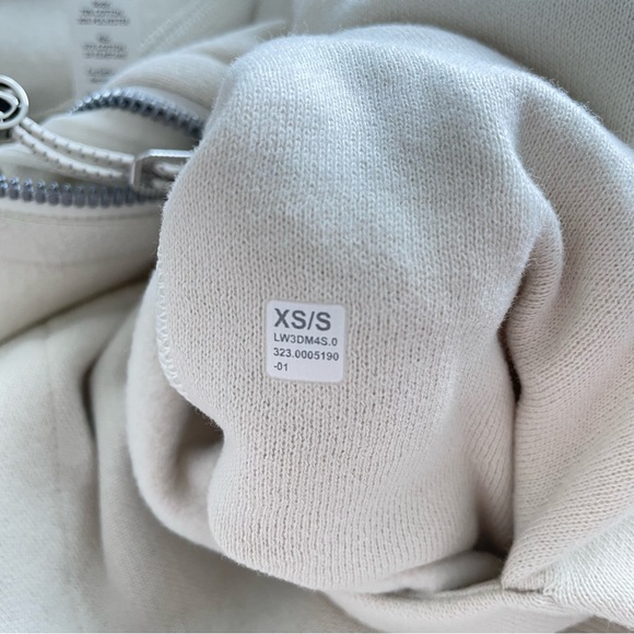 NWT Lululemon Scuba Oversized Half-Zip Hoodie Bone Size XS/S - Picture 7 of 11